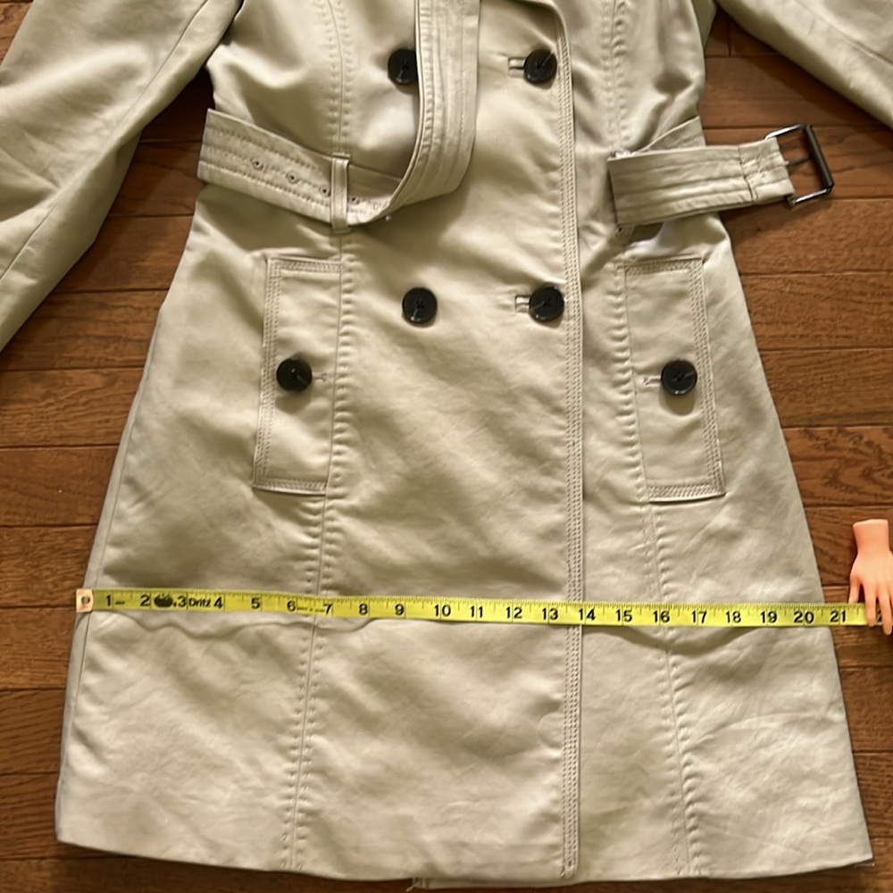 Willi Smith Double-Breasted Trench Coat - Picture 7 of 16